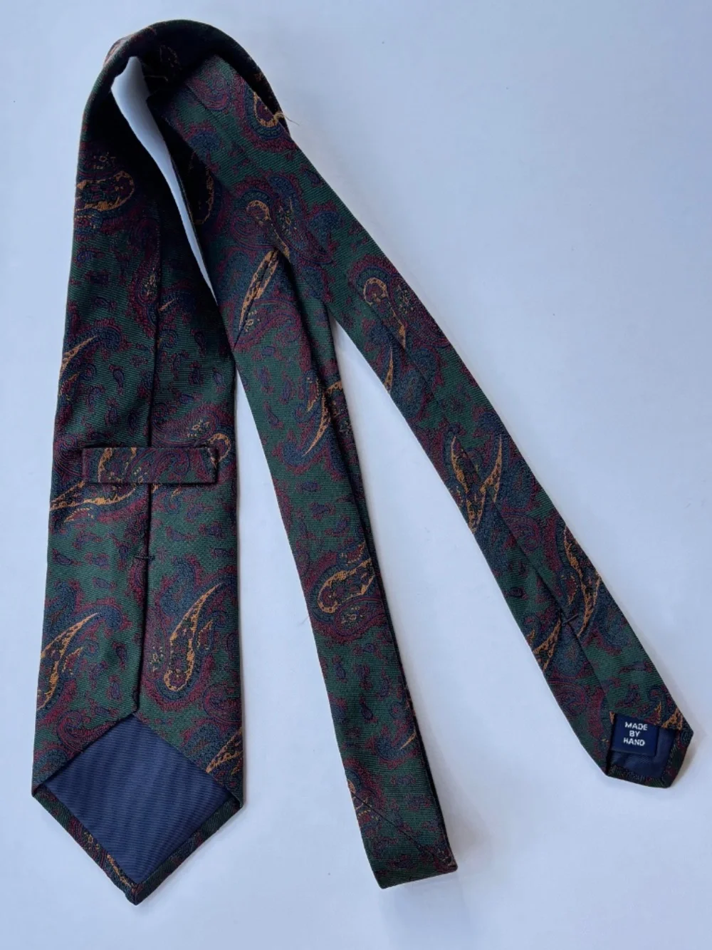 Preppy Paisley Handmade Tie